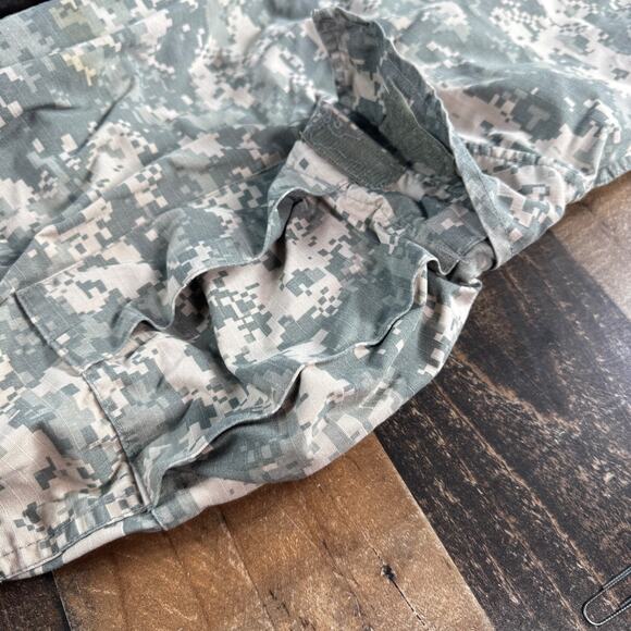 US ARMY Combat Uniform Pants Trousers Mens MEDIUM REGULAR Digital Camo Ripstop - Picture 3 of 13